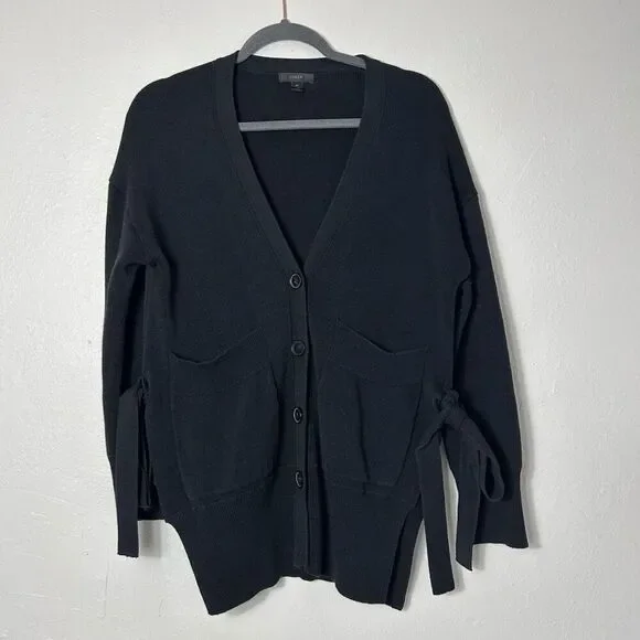 J. Crew slouchy cardigan with side ties size XS - Picture 4 of 9
